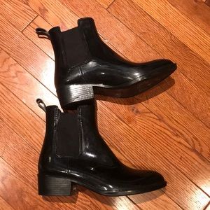 Jeffrey Campbell Chelsea boots rubber rain